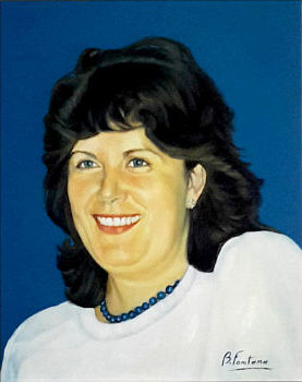 Ritratto di donna, dipinto ad olio